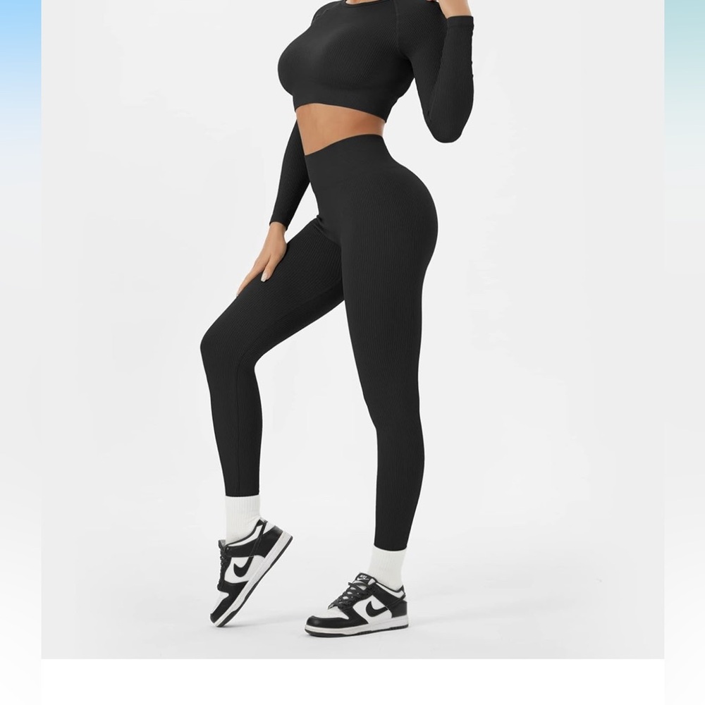 Women's Black Two-Piece Set